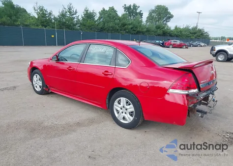 2010 Chevrolet Impala Lt из США, поврежденный, VIN 2G1WB5EK3A1187020